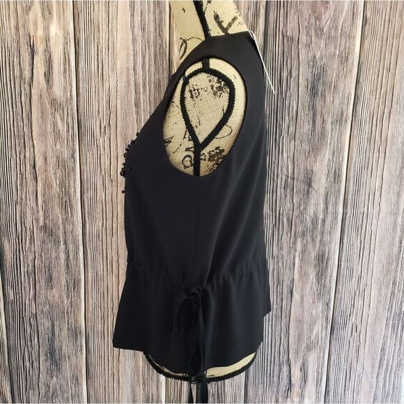 NWT Mignon Doo Sleeveless Top Beading Detail - Picture 10 of 12